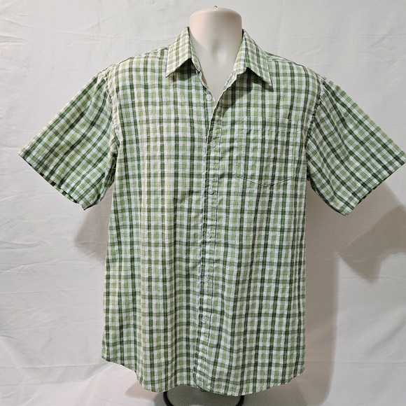 James Tattersall Button-Down Short Sleeve Checkered Shirt - Picture 8 of 12